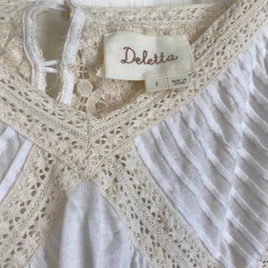 Anthropologie (Deletta) lace tank